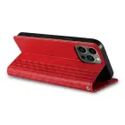 Magnet Strap book type phone case with stand for iPhone 14 Pro Max red — Photo 13