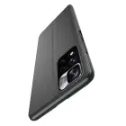 Eco Leather View Case Elegant Flip Cover with Stand Function Poco M4 Pro 5G Blue — Foto 12