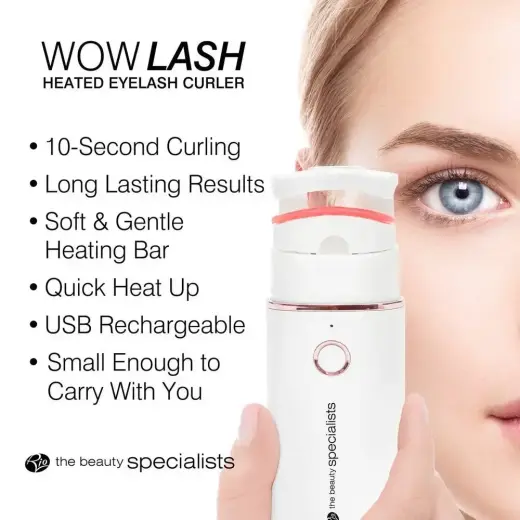 Rio Wowlash Heated Eyelash Curler in White Foto 13