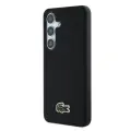 Lacoste Iconic Petit Pique Woven Logo MagSafe Case for Samsung Galaxy S25 Black Foto 1