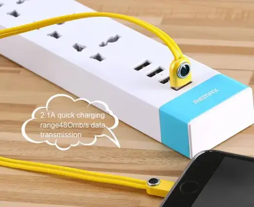 REMAX Cable Lemen RC-101m - USB to Micro USB - Yellow Photo