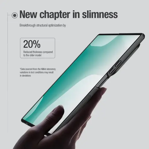 Nillkin Super Frosted FOLD Back Cover for Samsung Galaxy Z Fold 7 Black Foto 4