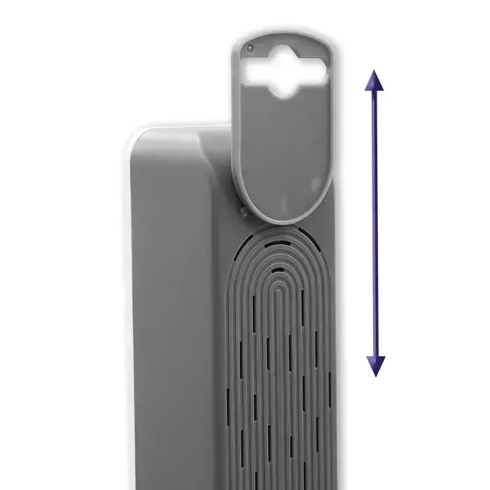 Qoltec Power strip | 5 sockets | 1.8m | White-grey Foto 8