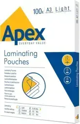 Laminēšanas plēve APEX 100gab Glossy A3 LIGHT