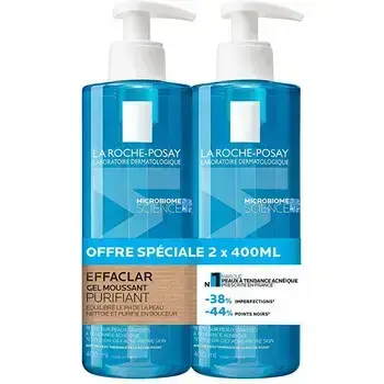 La Roche-Posay Purifying Foaming Gel Duo - Sada čisticích gelů 400ml