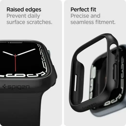 Spigen Thin Fit case for Apple Watch 7 | 8 45mm black Foto 10
