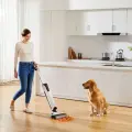 UWANT D100 17000Pa Upright Vacuum Cleaner with Mopping Function and Charging Station - White Фото num