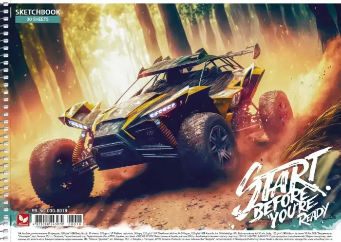 Zīmēšanas bloks, 30 loksnes Foto 5