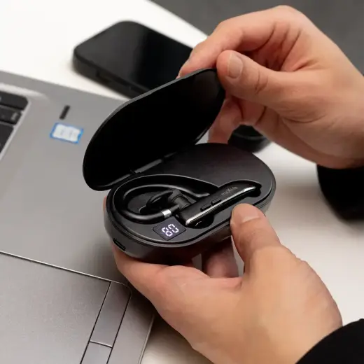 Maxlife Bluetooth headset MXBH-01 with charging case Foto 6