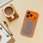 FULL MATTE MAG COVER phone case with MagSafe support for iPhone 16 Pro orange — Photo 3