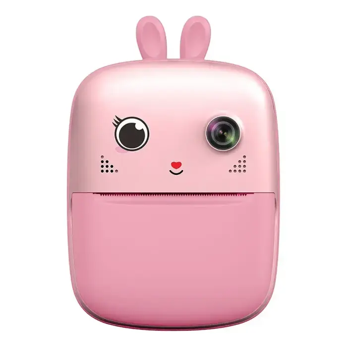 Mini Thermal Printer for Kids with Camera and Camcorder - Pink Foto 2