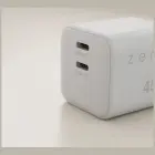Wall charger Zens 45W 2xUSB-C    white — Foto 4