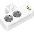 Listwa zasilająca Beline                  z podświetleniem LED 2xUSB-A|USB-C|2xAC biały Photo