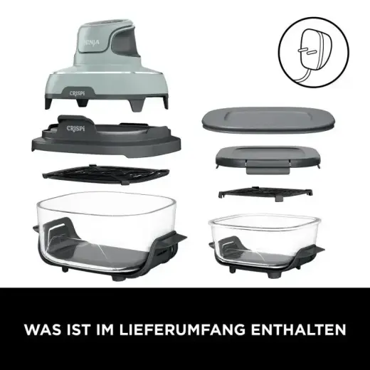 Ninja Airfryer (FN101EUSG) Crispi 1700W sage Foto 5