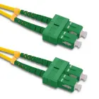 Qoltec Patchcord fiber optic SC/APC - SC/APC | Singlemode | 9/125 | G652D | Duplex | 2m — Фото 1