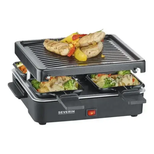 Severin Raclette 4 persons black Schwarz RG 2370 (RG 2370) Foto 3