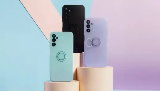 Finger Ring Case for Samsung Galaxy S23 FE light gray Foto 19