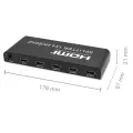 Active HDMI Splitter 4 x HDMI 4Kx2K,6bps,60H Фото num