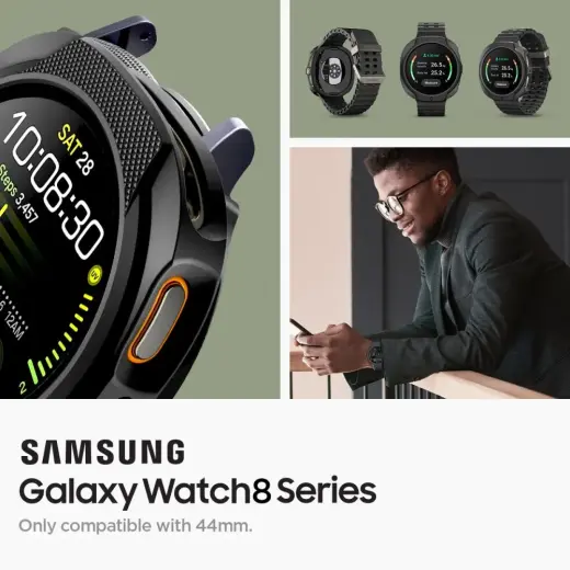 SPIGEN LIQUID AIR SAMSUNG GALAXY WATCH 8 (44 MM) MATTE BLACK Foto 9
