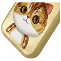 Nimmy Glasses Cool Cat phone case for iPhone 16 Pro brown Photo