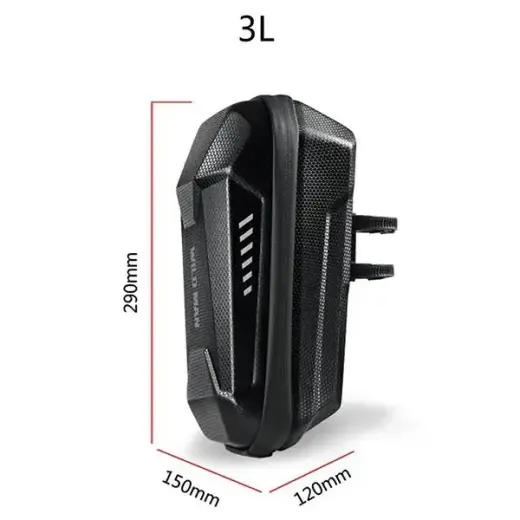 Etui|uchwyt na hulajnogę WILDMAN ES8X Plus  sakwa na ramę czarna|black Foto 8