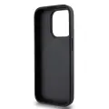 DKNY PU Leather Silver Metal Logo Magsafe Case for iPhone 15 Pro Max Black — Photo 4