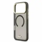 Lacoste IML Shockproof Petit Pique Gold Logo MagSafe Case for iPhone 18 Pro Max Black — Foto 4