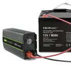 Qoltec AGM battery | 12V | 80Ah | 23.5kg | Maintenance-free | Strong | LongLife | for UPS, RV, boat, heater Foto 6