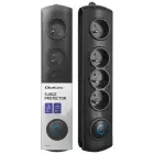Qoltec Surge protector | 4 sockets | 1.5m | Black — Фото 1