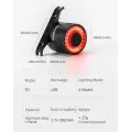 Rockbros Q3 rear bicycle lamp with intelligent stop system - black Photo