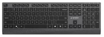Klaviatūra Gembird Slim Multimedia KB-MCH-06 US