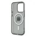 Karl Lagerfeld IML Karl Head Metal Frame MagSafe Case for iPhone 15 Pro Black — Photo 4