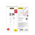 Dudao L4L datu pārraides un uzlādes vads | USB-A uz Lightning | 10W | 2m | balts Foto 14