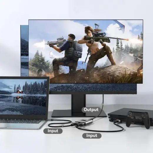 Tech-Protect HB07 HUB Adapter 2in1 HDMI 4K 60HZ - gray Foto 6