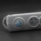 Qoltec Surge protector | 6 sockets | 3m | Grey — Foto 12