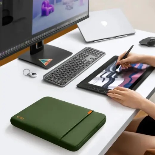 Tech-Protect Defender Laptop Bag 15-16 - Green Photo