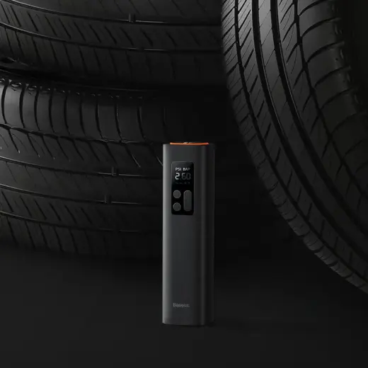 Baseus Mini Car Air Compressor Cigarette Lighter Socket Black (CRCQ000001) Foto 16