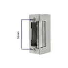 Qoltec Electric strike With lock and memory | 12V | Stainless steel Foto 7