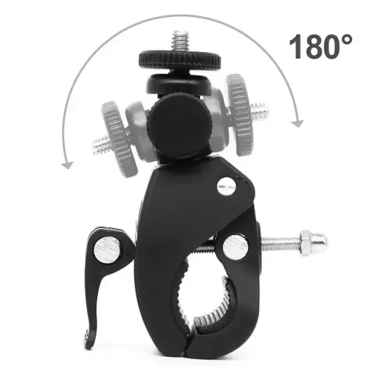 Bicycle flashlight holder rotates 360 degrees Foto 7