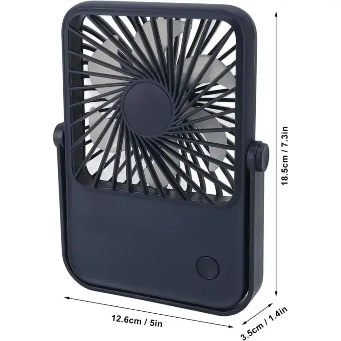 Desk fan with adjustable stand HX-122 dark blue Foto 6
