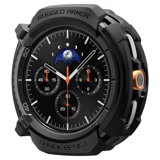 SPIGEN RUGGED ARMOR SAMSUNG GALAXY WATCH 8 CLASSIC (46 MM) MATTE BLACK Foto 4
