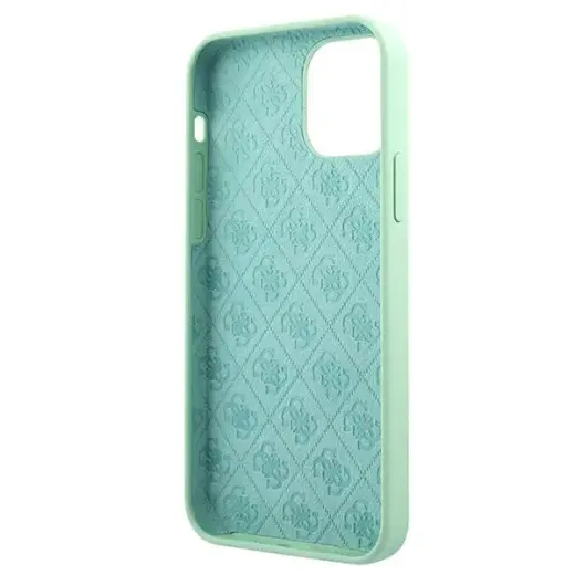 Guess GUHCP12SLSLMGGN iPhone 12 mini 5,4" zielony|green hardcase Metal Logo Script Фото num