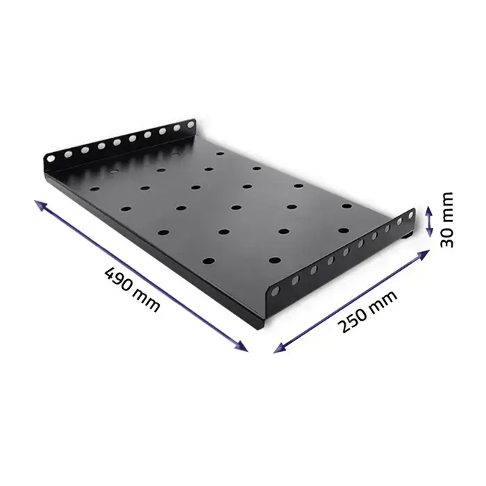 Qoltec Mount shelf for RACK | 490 * 250 Foto 3