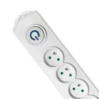 Qoltec Surge protector | 8 sockets | 1.5m | White — Foto 10