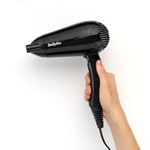 Babyliss Hair Dryer Travel Dry 2000 black Schwarz (5344E) Foto 2