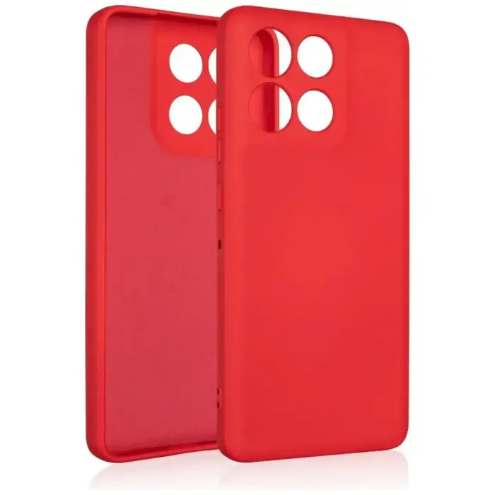 Case Beline Silicone for Moto G86 Power 5G red