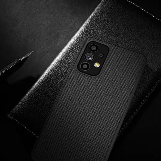 Nillkin Textured Case durable reinforced case with gel frame and nylon back for Samsung Galaxy A73 black Foto 12