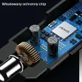 USAMS Zestaw głośnomówiący C21 z transmiterem FM, Bluetooth 5.0, MP3, 2xUSB 3,4A czarny|black CC115GC01 (US-CC115) Photo