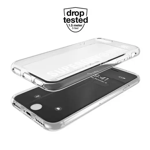 SuperDry Snap iPhone 6|6s|7|8|SE 2020 | SE 2022 Clear Case biały|white 41573 Фото num