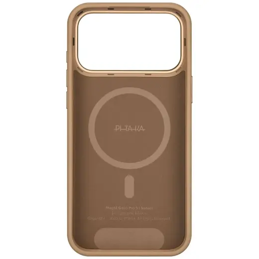 Case PITAKA Aramid UltraGuard Moonrise MagSafe for iPhone 17 Pro Max sunset Foto 3